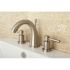 Kingston Brass 8 in. Widespread 2-Handle Mid-Arc Bathroom Faucet in Brushed Nickel