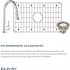Elkay Fireclay 30 in. Farmhouse/Apron-Front Single Bowl White Fireclay Kitchen Sink Only