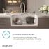 Elkay Fireclay 30 in. Farmhouse/Apron-Front Single Bowl White Fireclay Kitchen Sink Only