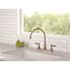 Delta Foundations 2-Handle Standard Kitchen Faucet in Stainless