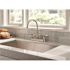 Delta Foundations 2-Handle Standard Kitchen Faucet in Stainless