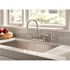 Delta Foundations 2-Handle Standard Kitchen Faucet with Side Sprayer in Stainless