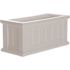 Mayne Cape Cod 24 in. x 11 in. Self-Watering White Polyethylene Planter