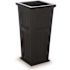 Mayne Cape Cod 32 in. Tall Self-Watering Black Polyethylene Planter
