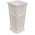 Mayne Cape Cod 32 in. Tall Self-Watering White Polyethylene Planter