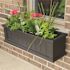 Mayne Cape Cod 36 in. x 11 in. Self-Watering Black Polyethylene Window Box