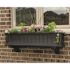 Mayne Cape Cod 48 in. x 11 in. Self-Watering Black Polyethylene Window Box