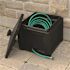 Mayne Fairfield Garden Hose Bin in Black