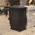 Mayne Mansfield 22 Gal. Polyethylene Black Storage Bin