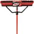 Libman 24 in. High Power Multi-Surface Push Broom Set with Brace and 60 in. Steel Handle