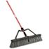 Libman 24 in. Rough Surface Push Broom Set with Brace and Handle (Case of 3)