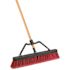 Libman 24 in. Multi-Surface Industrial Push Broom with Brace and Handle (4-Case)
