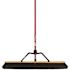 Libman 36 in. High Power Smooth Surface Push Broom Set with Brace and 60 in. Steel Handle