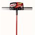 Libman 24 in. High Power Flex Foam Blade Floor Squeegee with 60 in. Steel Handle