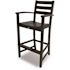 Trex Outdoor Furniture Monterey Bay Charcoal Black 5-Piece Plastic Outdoor Patio Bar Height Dining Set