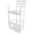 Trex Outdoor Furniture Monterey Bay Classic White 5-Piece Plastic Outdoor Patio Bar Height Dining Set