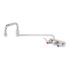 T&S Workboard 2 Handle Standard Kitchen Faucet in Chrome