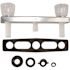 DANCO 1-Spray 2-Handle 8 in. Mobile Home/RV Shower Faucet with Arm in Chrome (Valve Not Included)
