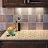 Aspect Long Grain 6 in. x 3 in. Brushed Stainless Metal Decorative Tile Backsplash (8-Pack)