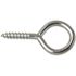 Everbilt #10 Zinc-Plated Steel Screw Eye (50-Pack)