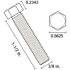 Everbilt 3/8 in.-16 x 1-1/2 in. Zinc Plated Hex Bolt (25-Pack)