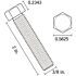 Everbilt 3/8 in.-16 x 2 in. Zinc Plated Hex Bolt (25-Pack)
