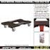 SNAP-LOC 1500 lbs. Capacity Industrial Strength Professional E-Track Dolly in Black