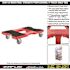 SNAP-LOC 1500 lbs. Capacity Industrial Strength Professional E-Track Dolly in Red