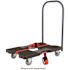 SNAP-LOC 1500 lbs. Capacity Industrial Strength Professional E-Track Push Cart Dolly in Black