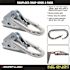 SNAP-LOC 1-1/2 x 3-1/8 Zinc-Plated Spring-Loaded Snap Hook to Connect Rope, Cable and Hook Straps to E-Tracks (2-Pack)