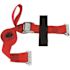 SNAP-LOC 8 ft. x 2 in. x 8 ft. Logistic Cam E-Strap with Hook and Loop Storage Fastener in Red