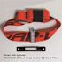 SNAP-LOC 2 in. x 8 ft. Cinch Strap with Cam in Red