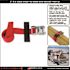 SNAP-LOC 8 ft. x 2 in. Cinch Strap with Ratchet in Red