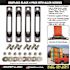 SNAP-LOC E-Track Single Strap Anchor in Black with Allen Screws (4-Pack)
