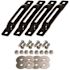 SNAP-LOC E-Track Single Strap Anchor in Black with Allen Screws (4-Pack)