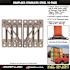 SNAP-LOC E-Track Single Strap Anchor in Stainless Steel (10-Pack)