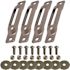 SNAP-LOC E-Track Single Strap Anchor in Stainless Steel with Allen Screws (4-Pack)