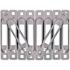 SNAP-LOC E-Track Single Strap Anchor Zinc (10-Pack)