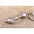 Kingston Brass Victorian Single-Handle Standard Kitchen Faucet with Side Sprayer in Brushed Nickel