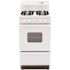 20 in. 2.42 cu. ft. Freestanding Gas Range with Sealed Burners in White