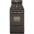 20 in. 2.42 cu. ft. Freestanding Gas Range with Sealed Burners in Black