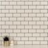MSI Antique White 3 in. x 6 in. Handcrafted Glossy Ceramic Subway Wall Tile (1 sq. ft./Case)