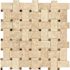 MSI Crema Cappuccino Basket Weave 11.63 in. x 11.63 in. Polished Marble Look Floor and Wall Tile (9.4 sq. ft./Case)