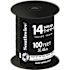 Southwire 100 ft. 14 Black Solid CU THHN Wire
