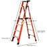 Werner 4 ft. Fiberglass Platform Step Ladder ( 10 ft. Reach Height) with 300 lbs. Load Capacity Type IA Duty Rating