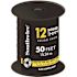 Southwire 50 ft. 12 Black Solid CU THHN Wire