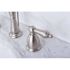 Kingston Brass Victorian 8 in. Widespread 2-Handle Bathroom Faucet in Brushed Nickel