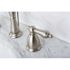 Kingston Brass Victorian 8 in. Widespread 2-Handle Bathroom Faucet in Brushed Nickel