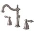 Kingston Brass Victorian 8 in. Widespread 2-Handle Bathroom Faucet in Brushed Nickel