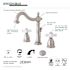 Kingston Brass Victorian 8 in. Widespread 2-Handle Bathroom Faucet in Brushed Nickel